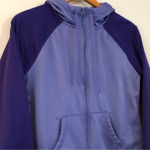 Danskin Now Purple Zip Up Hooded Jacket - Size Small - Picture 3 of 12
